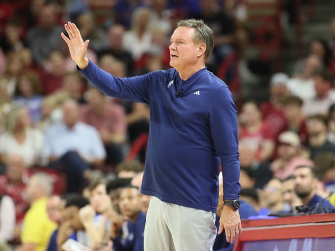 Bill Self not happy, but not discouraged by performance against Arkansas