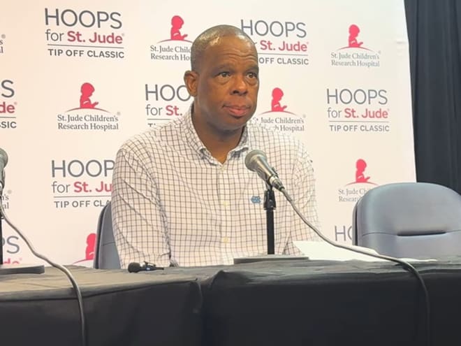 Hubert Davis Post-Memphis Exhibition Game Press Conference