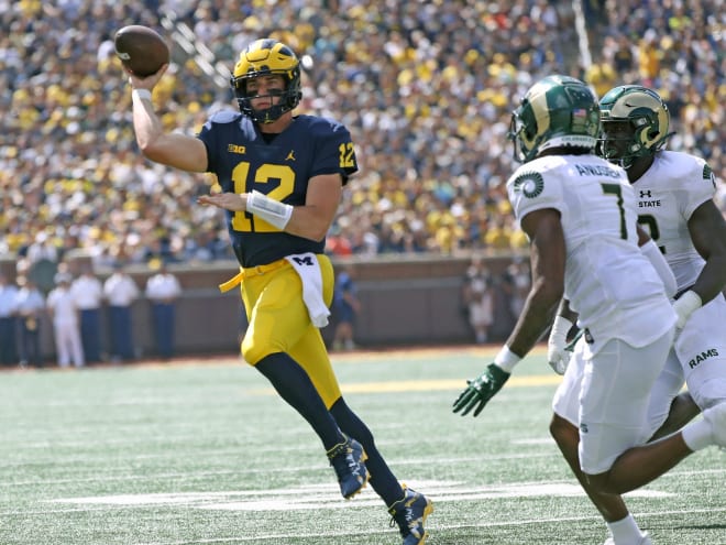 Michigan QB Cade McNamara has entered the transfer portal