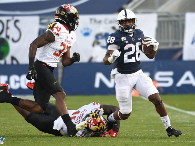 Sputtering ground game has ripple effect for Penn State in loss to Terps