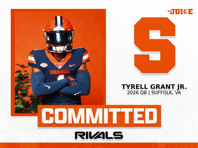 2026 QB Tyrell Grant Jr. commits to Syracuse: 'Fran Brown is different'