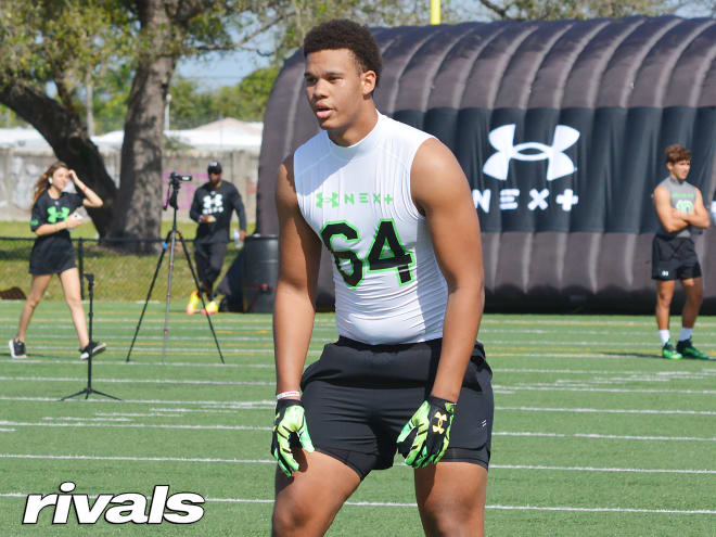 Big 2023 OT Lucas Simmons updates recruiting ahead of Florida visit