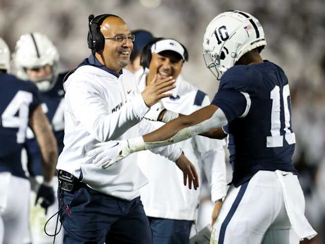 Penn State’s James Franklin, Nicholas Singleton Featured on CFB26 Cover