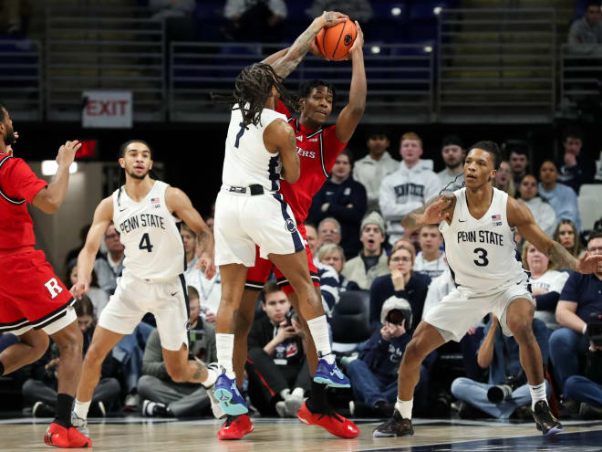 Rutgers falls 80-72 at Penn State plagued with turnover, foul troubles