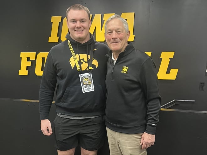 Iowa surging with four-star OL Hudson Parliament after visit