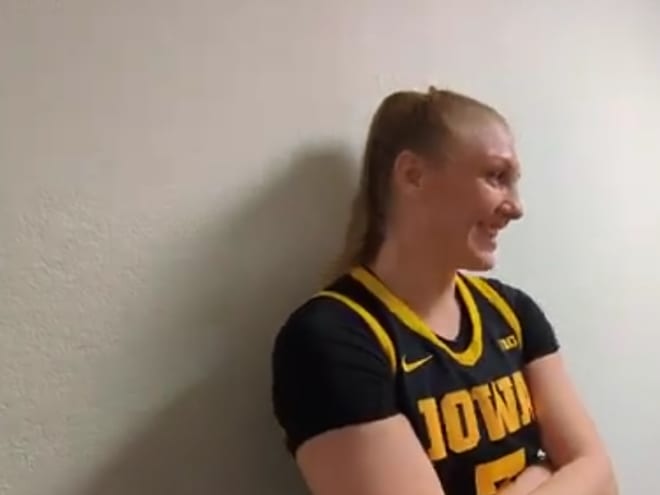 VIDEO: Sydney Affolter Speaks to Iowa Media After Minnesota Win