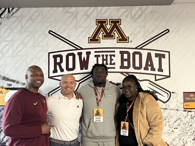 2026 DL Freddie Wilson sets official visit to Minnesota