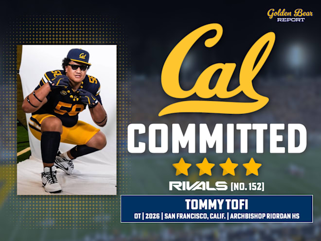 Cal scores major recruiting win as elite OT Tommy Tofi commits to the Bears