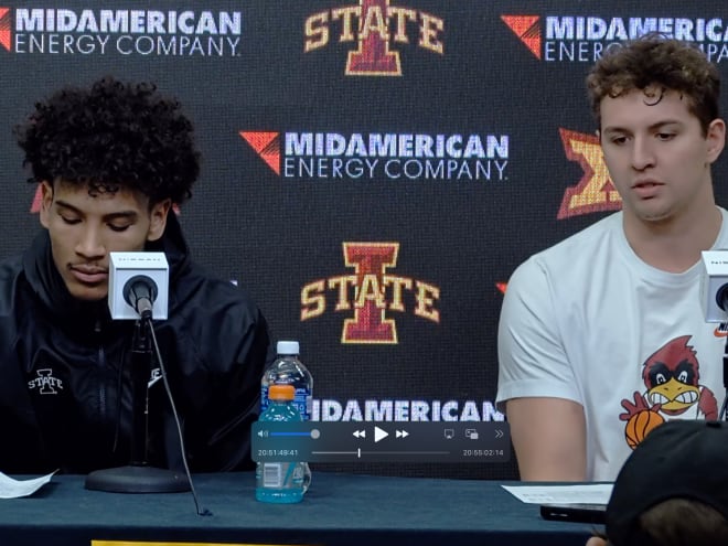 VIDEO: Iowa State players talk 81-70 win over Bearcats