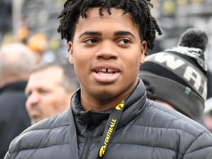 Fincher makes first game day visit to Iowa