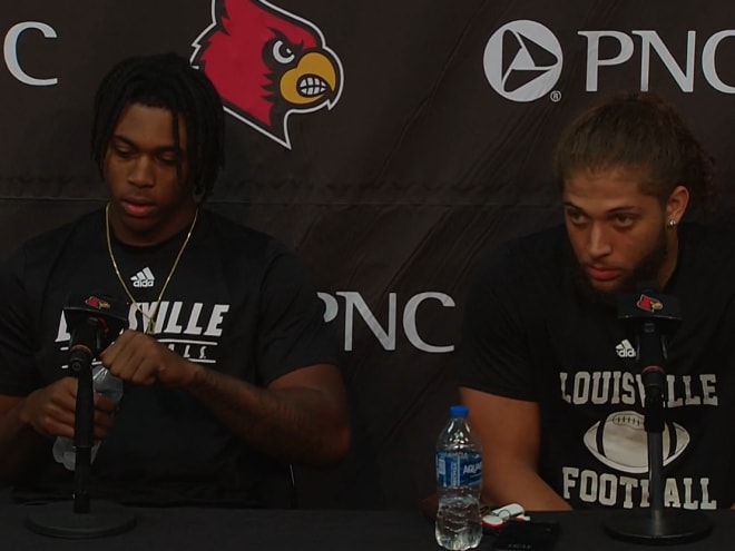 VIDEO: TE Jamari Johnson & DL Ashton Gillotte Presser 10.14.24