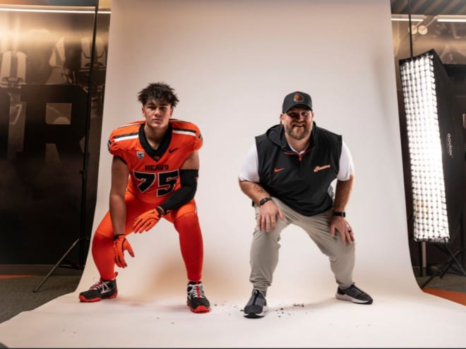 OL Maddox Conway talks commitment, and returning to  Corvallis