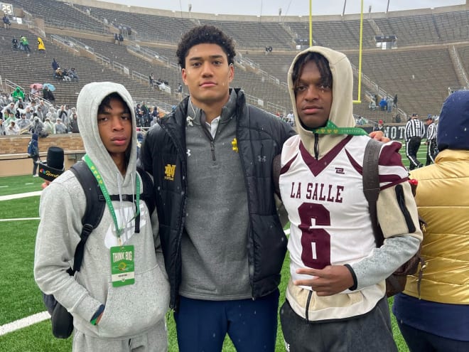 Justin Denson recaps Notre Dame trip for Blue-Gold Game, defensive fit
