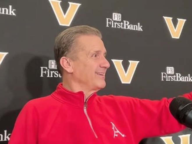 VIDEO: John Calipari postgame - Arkansas 90, Vanderbilt 77