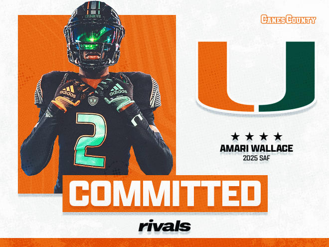 Rivals250 DB Amari Wallace stays home with Miami Hurricane commitment