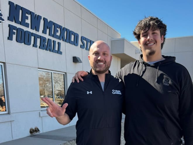 Mt. San Antonio College OT Merrick Becerra commits to New Mexico State