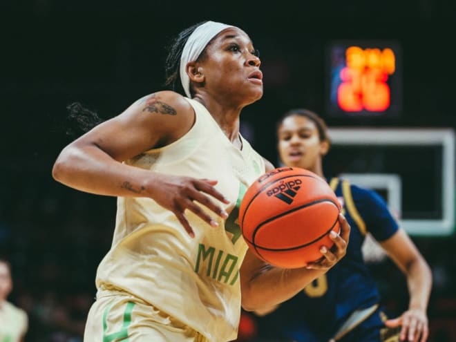 Women's Basketball: Canes handled by No.1 Notre Dame, 82-42