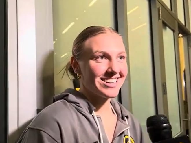 WATCH: Sydney Affolter talks Iowa in the NCAA Tournament