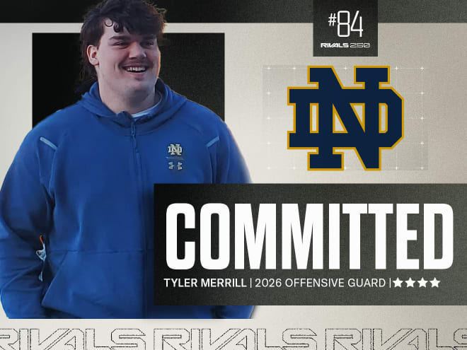 Rivals100 OL Tyler Merrill commits to Notre Dame football