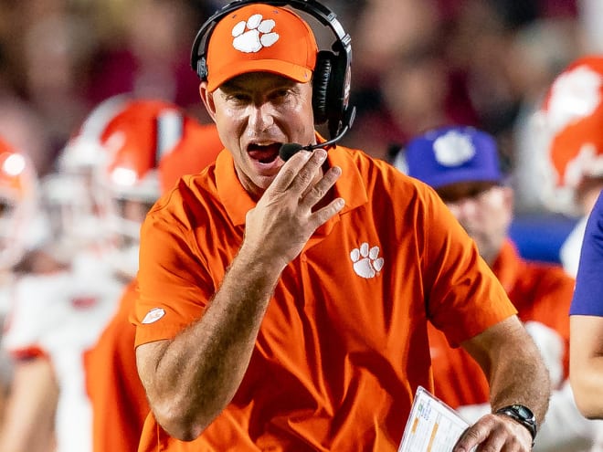 Swinney on Virginia, Tony Elliott, NIL, recruiting, C.J. Spiller