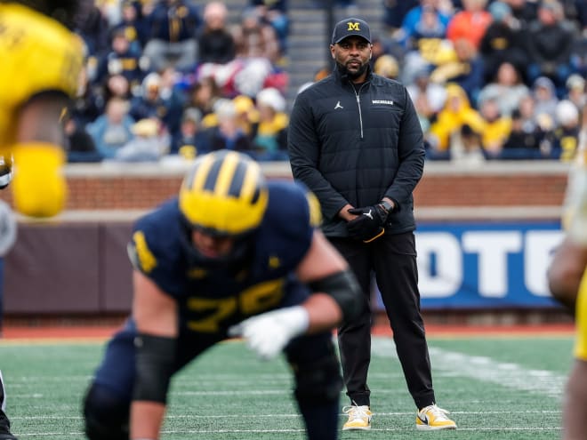 Michigan HC Moore on QB battle: "Guy who helps us win games."