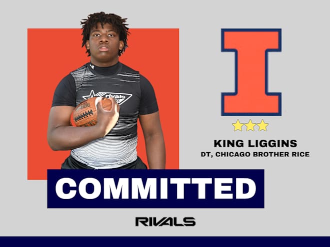 Commit:  Three-star DL King Liggins pledges to Illinois