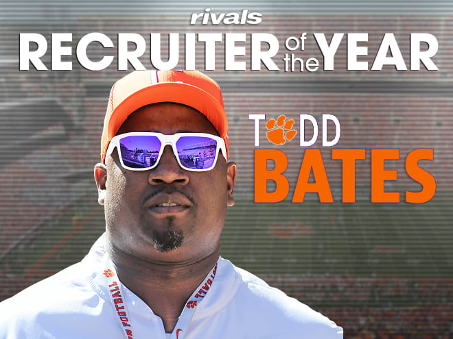 Clemson assistant Todd Bates is Rivals' Recruiter of the Year