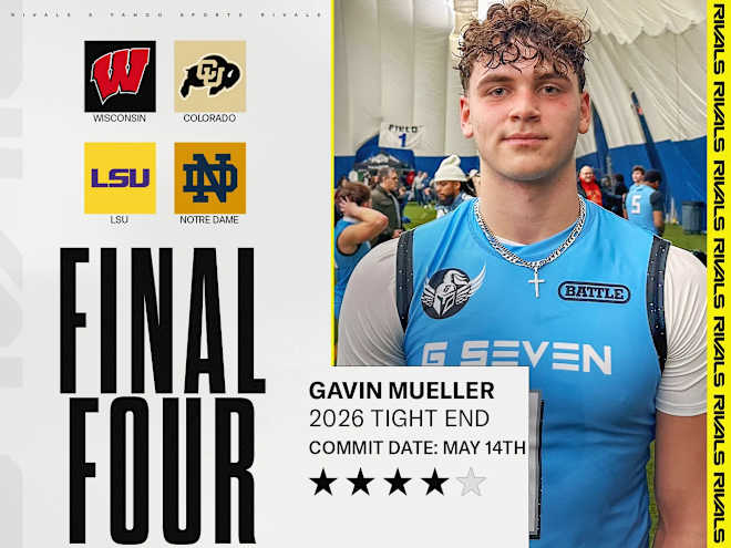 Four-star TE Gavin Mueller talks final four, sets commitment date