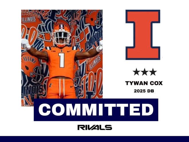 Commit:  Illini flip three-star CB Tywan Cox