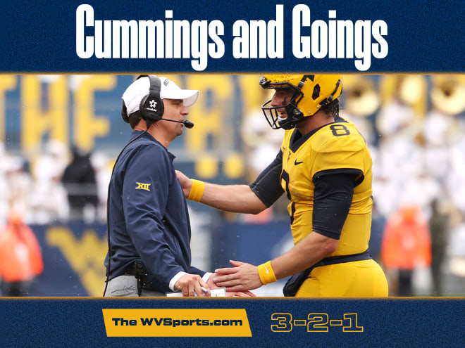 Cummings and Goings: The WVSports.com: 3-2-1