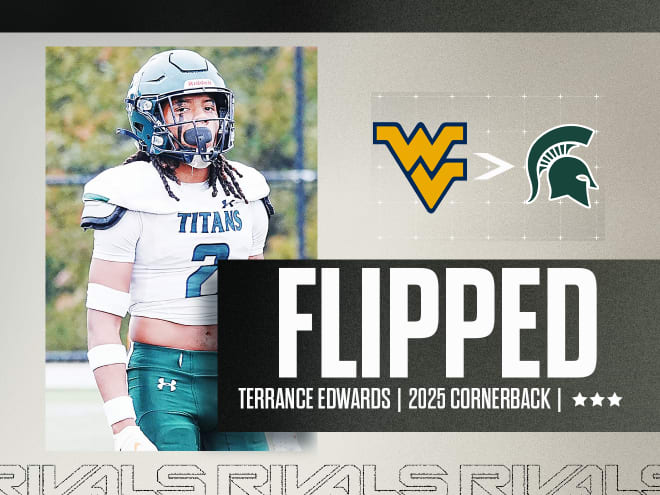 Coveted CB Terrance Edwards talks flip to Michigan State from West Virginia