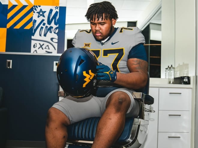 2025 OL Crawford building strong ties with West Virginia staff