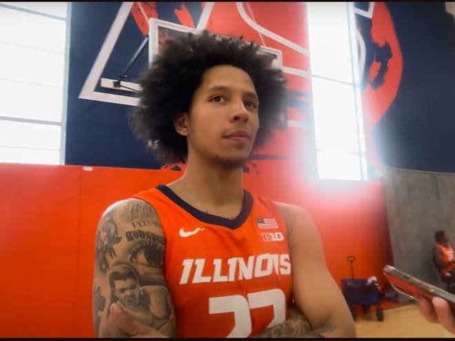 Watch:  Illini wing Tre White on media day