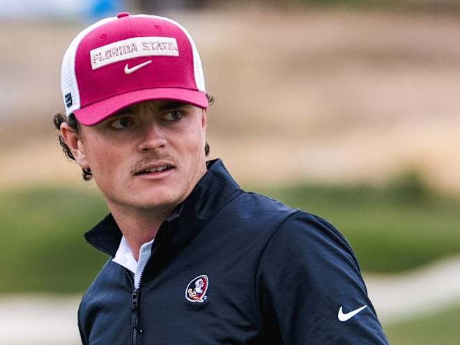 Luke Clanton in ninth place, FSU men advance to final round of stroke play