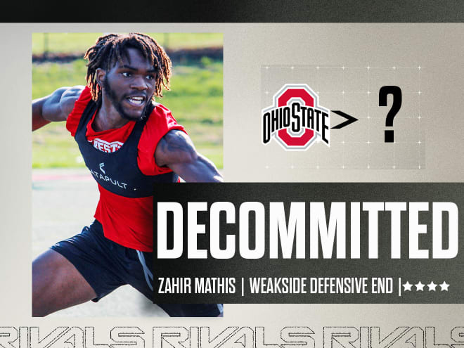 2025 four-star DE Zahir Mathis decommits from Ohio State