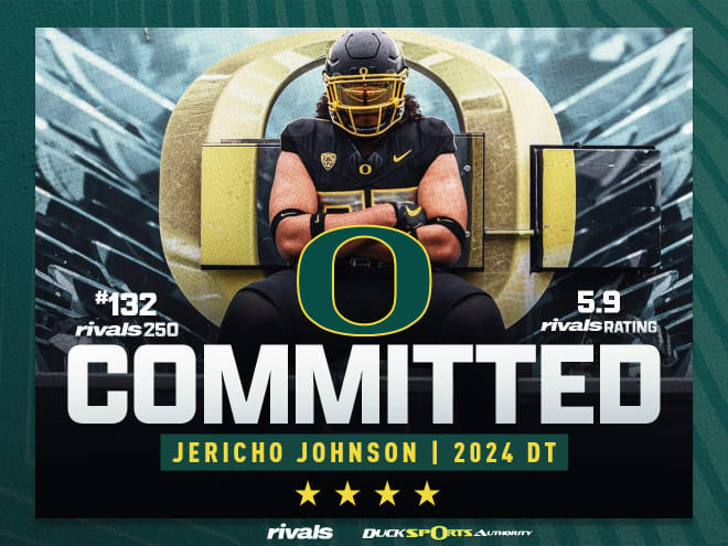 QUAAAACK! Oregon beats out UW, others for Rivals250 2024 DT Jericho Johnson