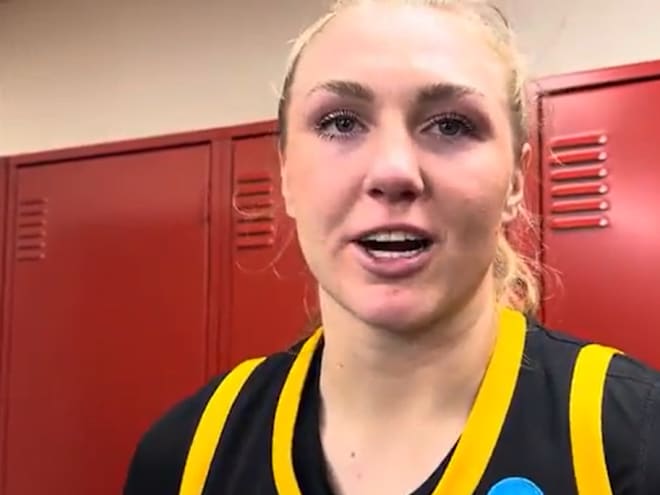 WATCH: Sydney Affolter Talks Iowa Loss to Oklahoma