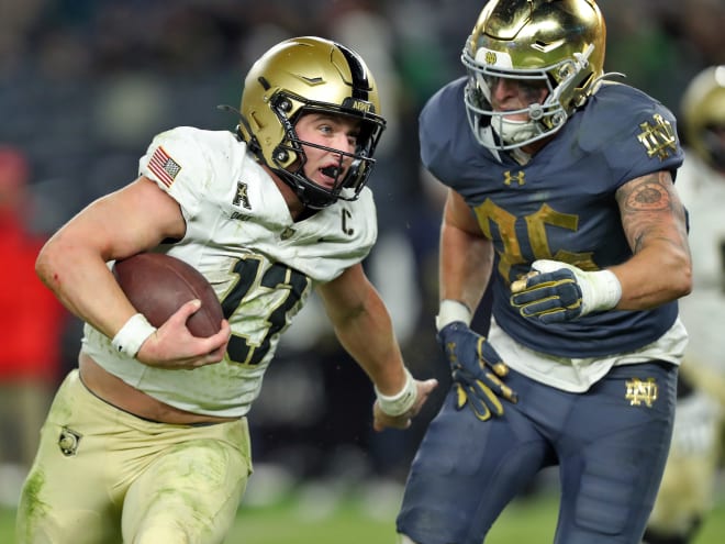 Undefeated no more as Army falls to Notre Dame, 49-14