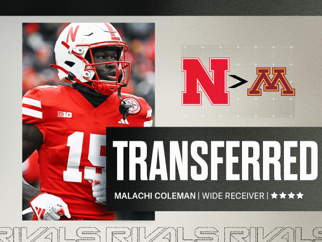 Nebraska transfer WR Malachi Coleman commits to Minnesota