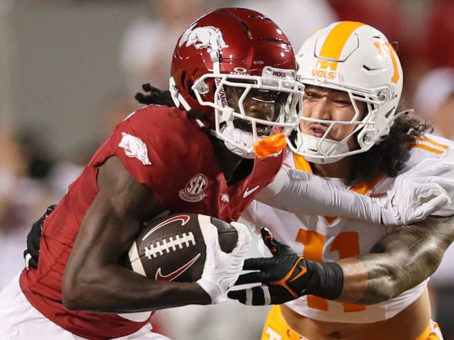 Arkansas' PFF grades, snap counts vs. Tennessee 2024 - Offense