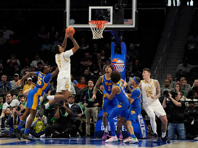 Notre Dame MBB advances with gift free throws in final second against Pitt