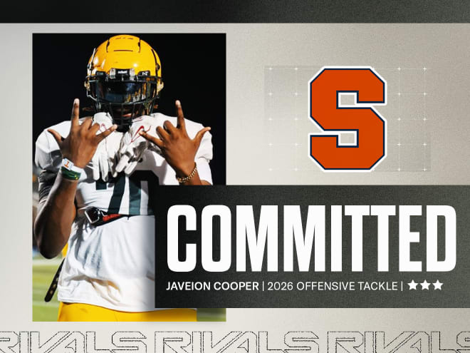 Syracuse lands emerging 2026 OL Javeion Cooper