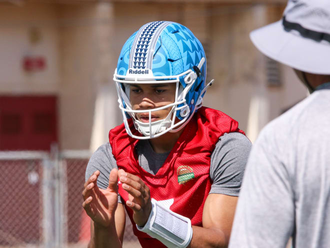 WATCH: USC freshman QB Husan Longstreet on Day 2 at the Polynesian Bowl