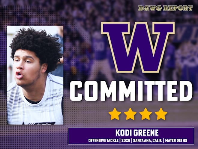 Washington flips four-star Oregon OL commit Kodi Greene