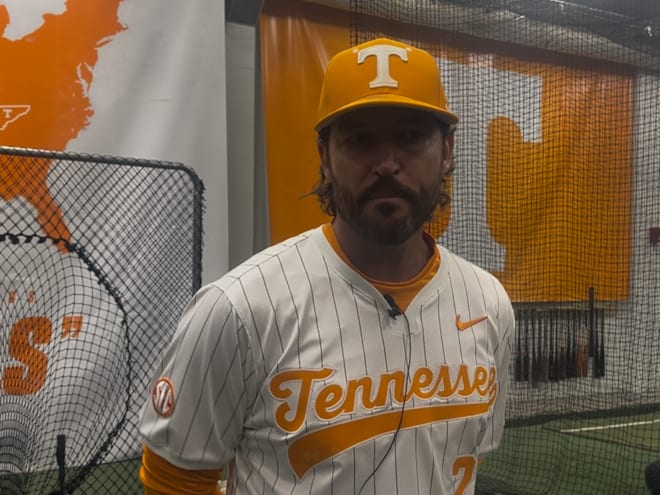 WATCH: Tennessee baseball coach Tony Vitello talks AJ Russell debut