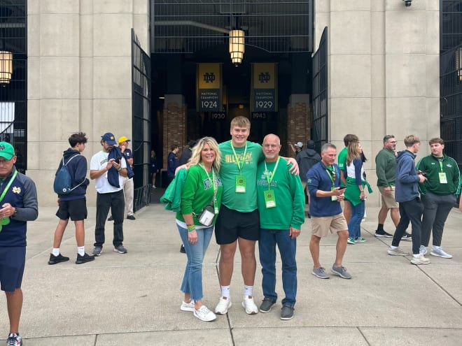 Notre Dame football commit Sullivan Garvin receives fourth star