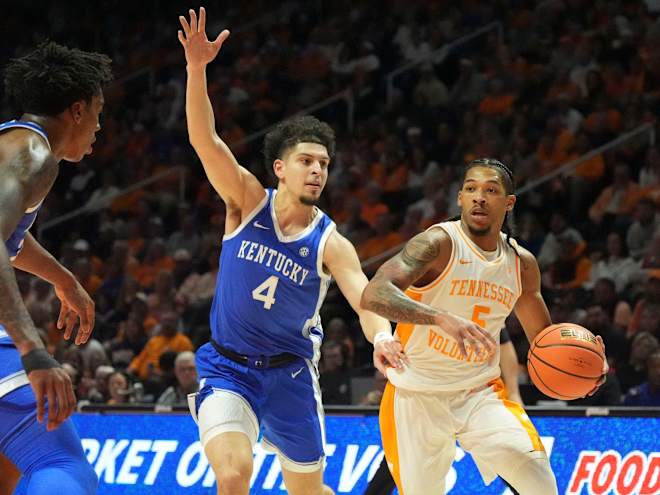 Tennessee basketball to play Kentucky for third time in Sweet 16 bout