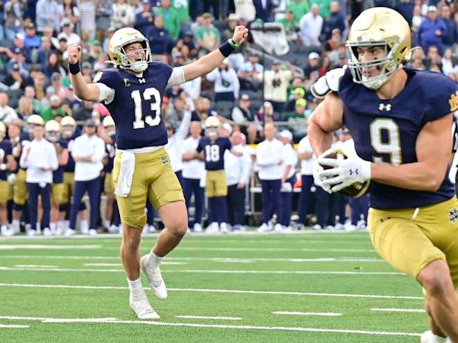 Breaking down the offensive Notre Dame spring football battles beyond QB