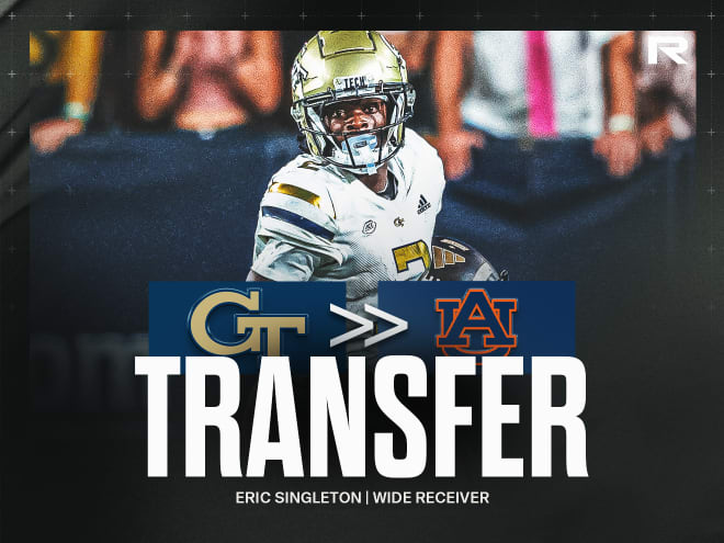 Auburn lands Georgia Tech WR speedster Eric Singleton