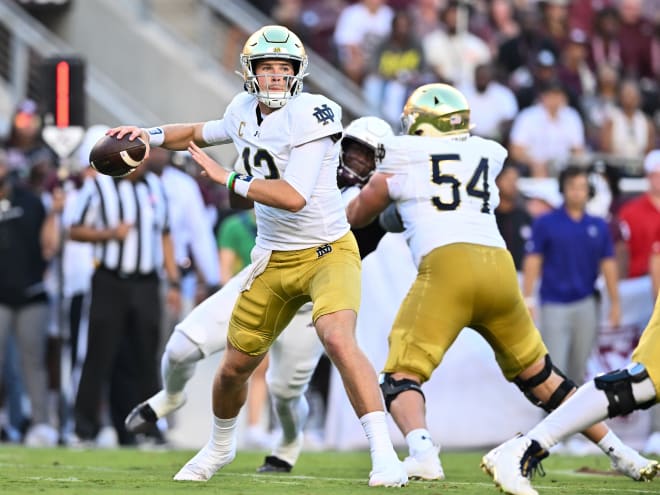 Film Analysis: Diving deep on Notre Dame's offensive line against Texas A&M